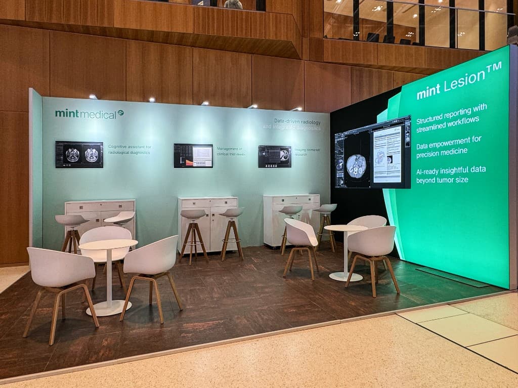 mint medical Fachmesse Stand