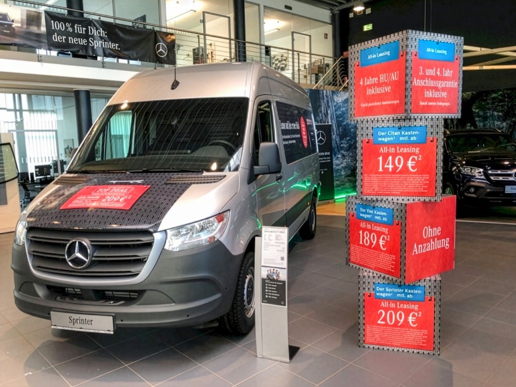 Mercedes-Benz Transporter TOP DEAL POS Marketing