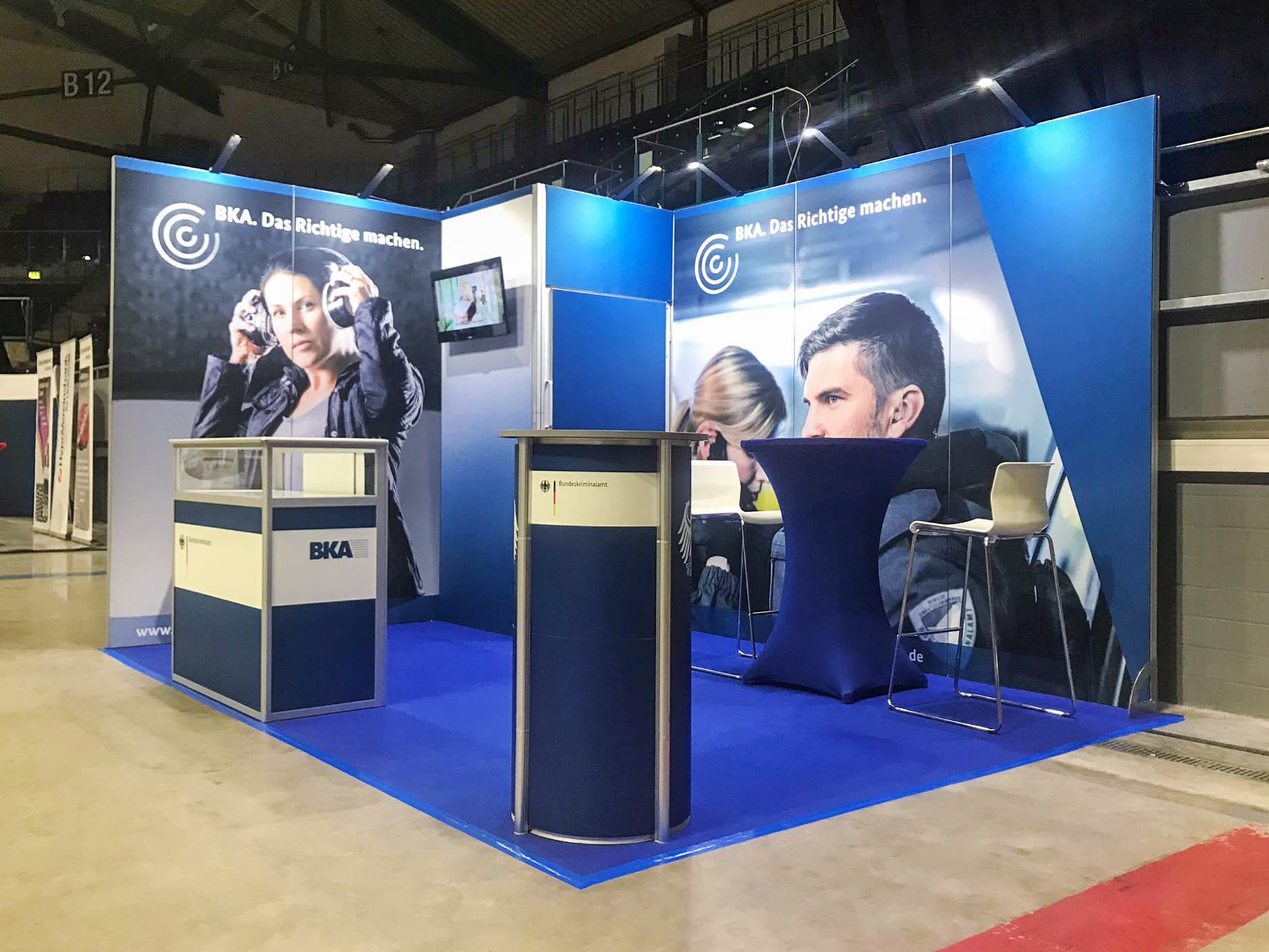 BKA Recruiting-Messe Stand