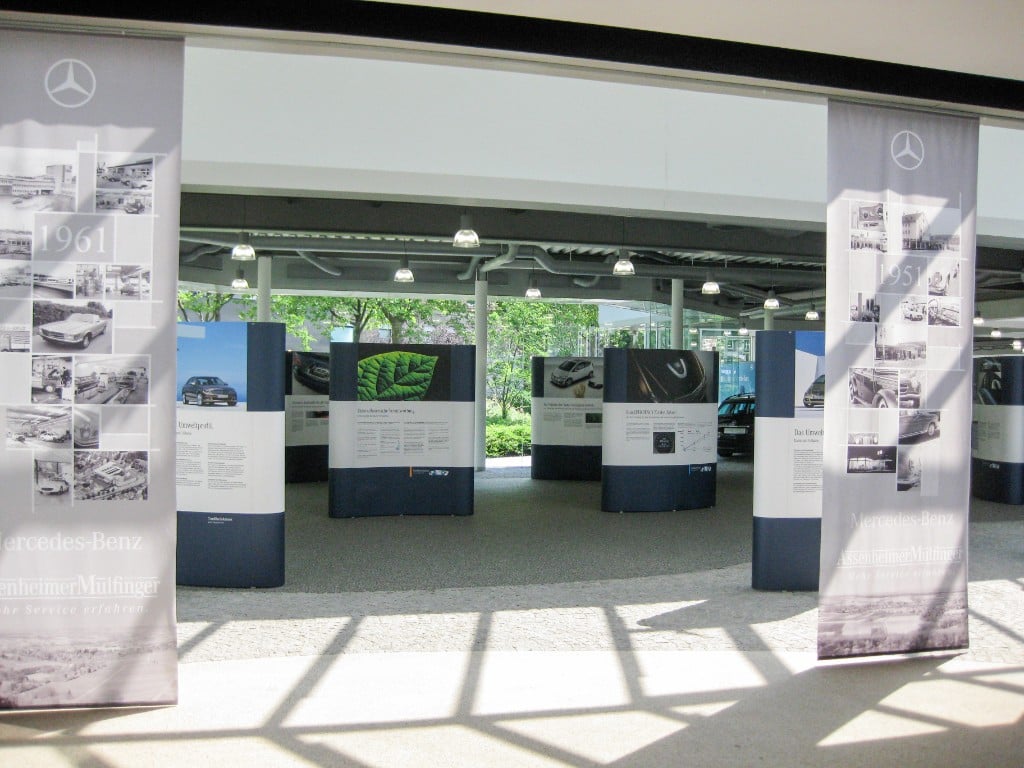 Mercedes-Benz modulare Roadshow Ausstellung